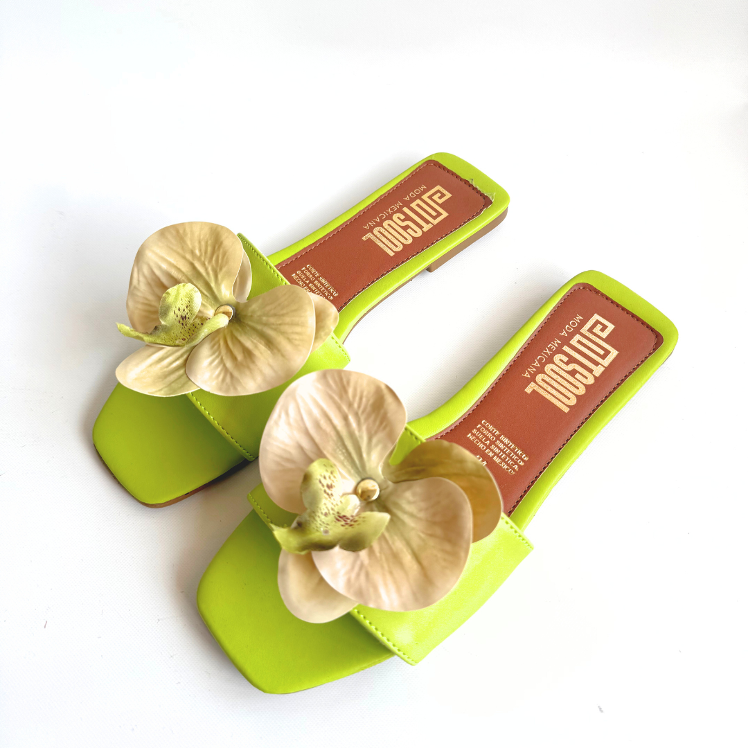 Sandalias Olivia Verde Apio