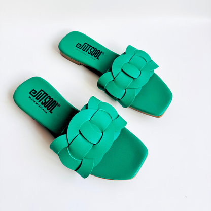 Sandalias Carolina Verde