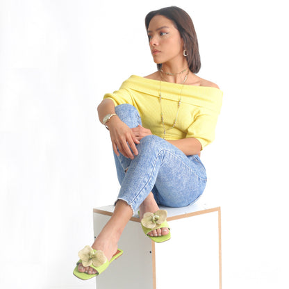Sandalias Olivia Verde Apio