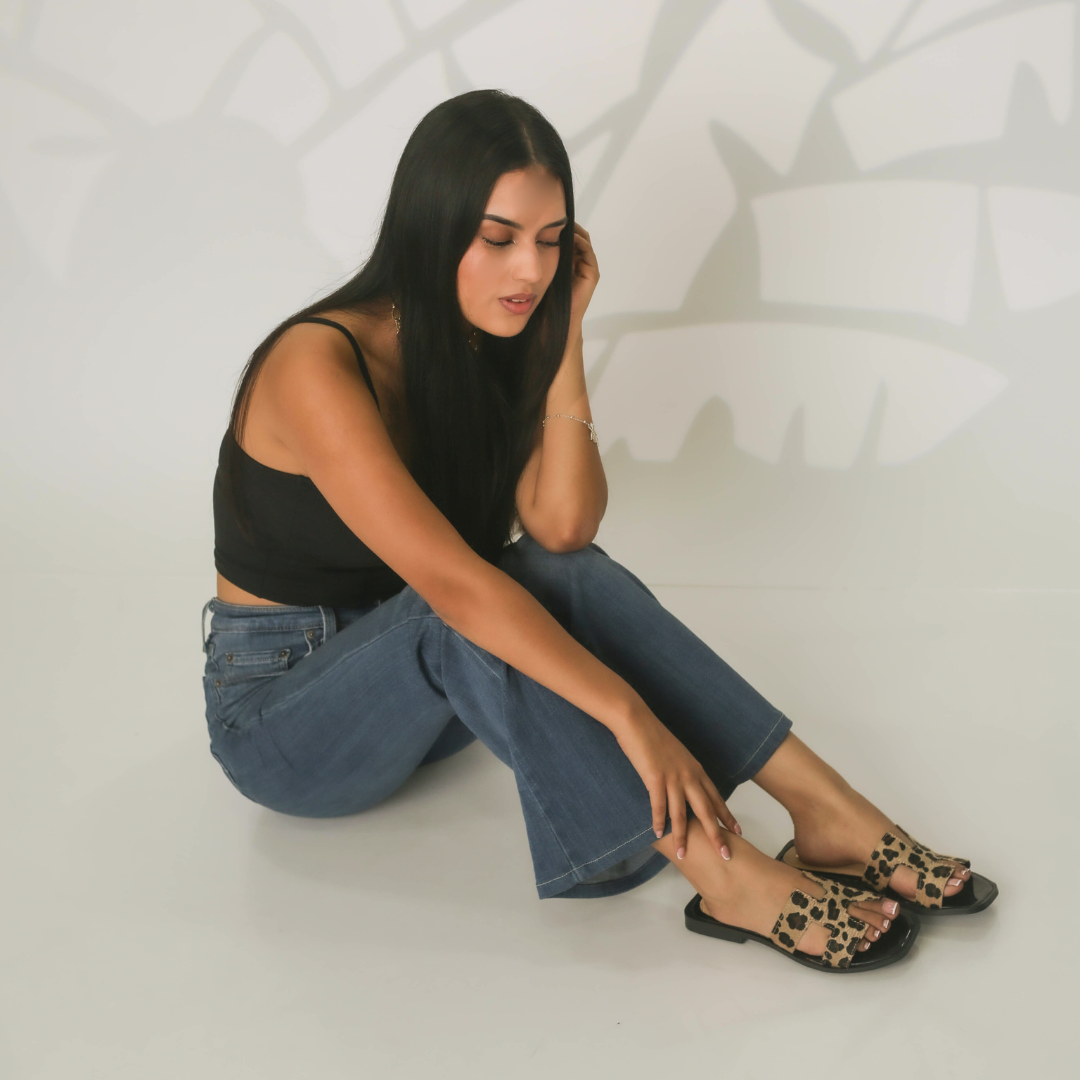 Sandalia Helena Animal print