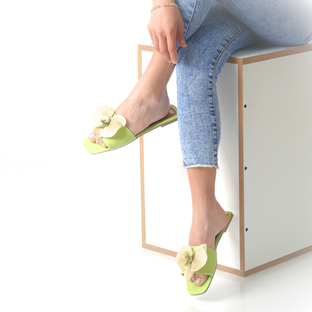 Sandalias Olivia Verde Apio