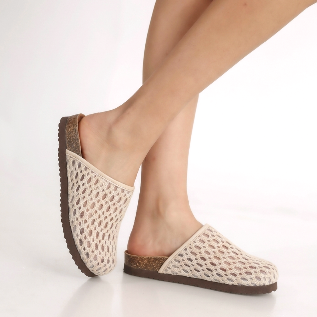 CLOGS MESCH BEIGES