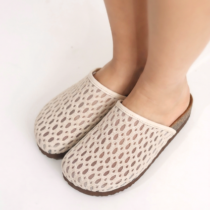 CLOGS MESCH BEIGES