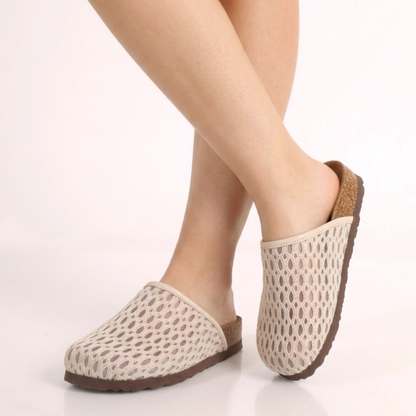 CLOGS MESCH BEIGES