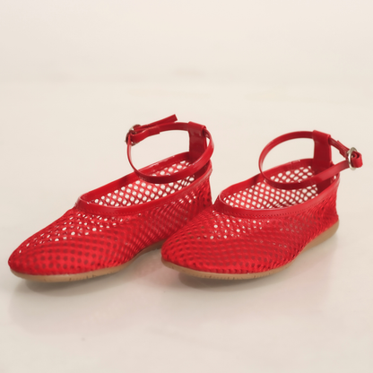 BALERINAS MESH ROJO