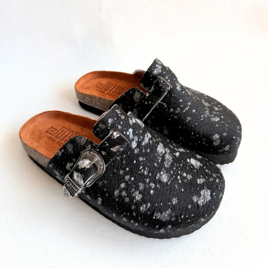 CLOGS COW NEGRO