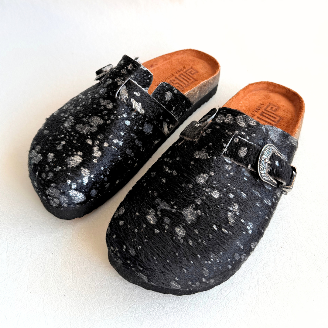 CLOGS COW NEGRO