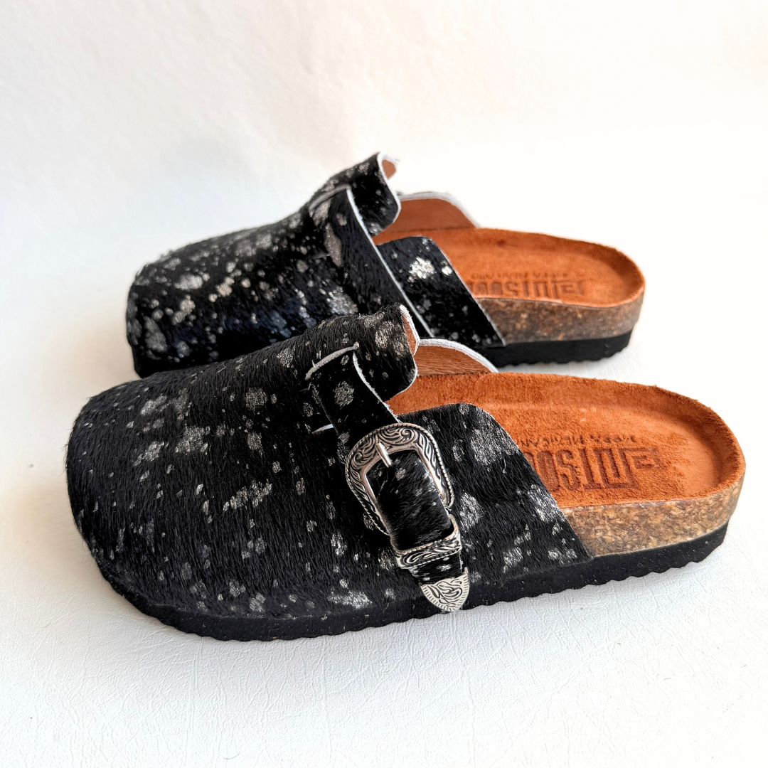CLOGS COW NEGRO