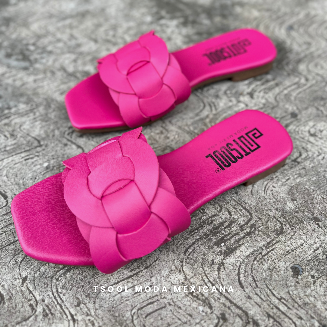 Sandalias Carolina Fucsia