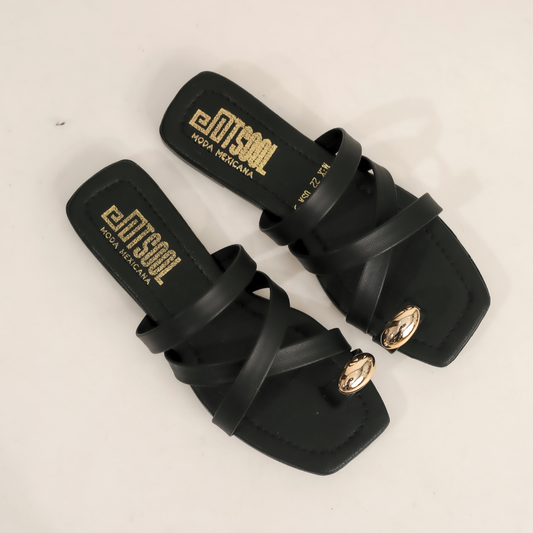 Sandalias Elena Negro
